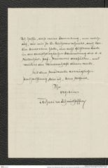 Nachlass Franz Steindachner, Brief von Victor Tschusi zu Schmidhoffen an Franz Steindachner (18.09.1906), Inv.Nr. 552.01, Seite 2